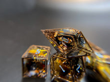 Load image into Gallery viewer, The Scourge - Set of 7 Gothic Frame Dice