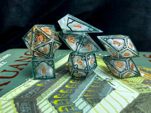 Load image into Gallery viewer, Katabasis - Set of 7 Gothic Frame Dice