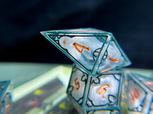 Load image into Gallery viewer, Katabasis - Set of 7 Gothic Frame Dice