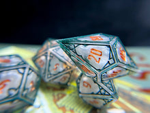Load image into Gallery viewer, Katabasis - Set of 7 Gothic Frame Dice