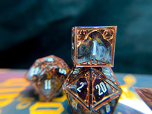 Load image into Gallery viewer, Bloodlines - Set A - Set of 7 Gothic Frame Dice