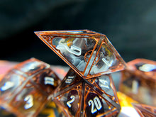 Load image into Gallery viewer, Bloodlines - Set A - Set of 7 Gothic Frame Dice