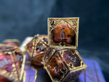 Load image into Gallery viewer, Embercleave - Set of 7 Gothic Frame Dice
