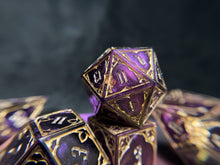 Load image into Gallery viewer, Royalty - Set of 7 Gothic Frame Dice