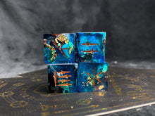 Load image into Gallery viewer, Champion of the Deep - Four Dagger-Pip d6s