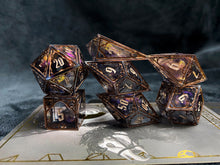 Load image into Gallery viewer, Arcane Ink - Set of 7 Gothic Frame Dice