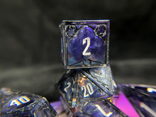 Load image into Gallery viewer, Deep Voyage - Set of 7 Gothic Frame Dice