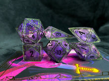 Load image into Gallery viewer, Metal from Heaven - Partial Set of 6 Gothic Frame Dice