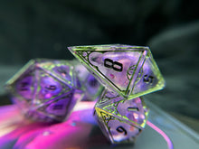 Load image into Gallery viewer, Metal from Heaven - Partial Set of 6 Gothic Frame Dice