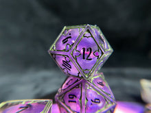 Load image into Gallery viewer, Metal from Heaven - Partial Set of 6 Gothic Frame Dice