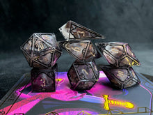 Load image into Gallery viewer, Stealth - Set of 7 Gothic Frame Dice