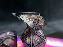 Load image into Gallery viewer, Stealth - Set of 7 Gothic Frame Dice