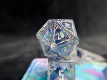 Load image into Gallery viewer, Frozen Halls - Set of 7 Gothic Frame Dice