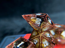 Load image into Gallery viewer, Shadowed Hoard - Set of 7 Gothic Frame Dice