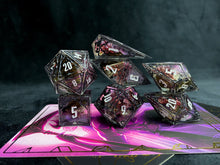 Load image into Gallery viewer, Matron of Ravens - Set of 7 Gothic Frame Dice