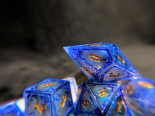 Load image into Gallery viewer, Ephemerate - Set of 7 Gothic Frame Dice