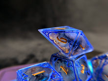 Load image into Gallery viewer, Ephemerate - Set of 7 Gothic Frame Dice
