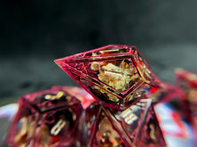 Load image into Gallery viewer, A Well-Dressed Vexation- Set of 7 Gothic Frame Dice
