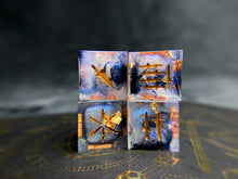 Load image into Gallery viewer, Ephemerate - Four Dagger-Pip d6s