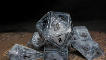 Load image into Gallery viewer, Steelshadow - Set of 7 Gothic Frame Dice