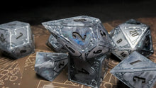 Load image into Gallery viewer, Steelshadow - Set of 7 Gothic Frame Dice
