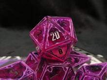 Load image into Gallery viewer, **RESERVED** Isidor - Set of 7 Gothic Frame Dice
