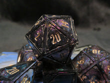 Load image into Gallery viewer, transmission:synthesis - Set of 7 Gothic Frame Dice