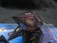 Load image into Gallery viewer, transmission:synthesis - Set of 7 Gothic Frame Dice