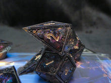 Load image into Gallery viewer, transmission:synthesis - Set of 7 Gothic Frame Dice