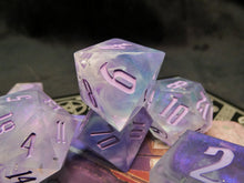 Load image into Gallery viewer, **RESERVED** Lilac Winds - Set of 8 Dice