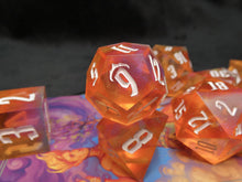 Load image into Gallery viewer, Sunset - Partial Set of 7 Dice