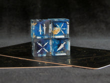 Load image into Gallery viewer, Oath of the Waves - Four Dagger-Pip d6s