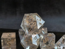 Load image into Gallery viewer, Moonstone - Set of 7 Miniature Dice
