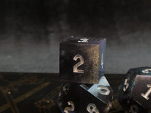 Load image into Gallery viewer, Dark Moon - Set of 7 Miniature Dice