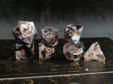 Load image into Gallery viewer, Marble - Set of 7 Miniature Dice