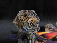 Load image into Gallery viewer, Soleil - Set of 7 Gothic Frame Dice