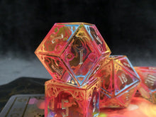 Load image into Gallery viewer, Pan Sunrise - Set of 7 Gothic Frame Dice