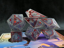 Load image into Gallery viewer, Veldrin - Set of 7 Gothic Frame Dice
