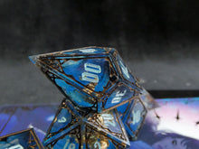 Load image into Gallery viewer, Oath of the Waves - Set of 7 Gothic Frame Dice