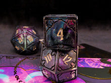 Load image into Gallery viewer, transmission:synthesis - Set of 7 Gothic Frame Dice