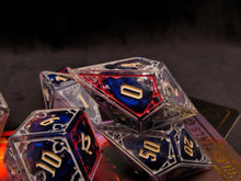 Load image into Gallery viewer, The Conqueror - Set of 7 Gothic Frame Dice