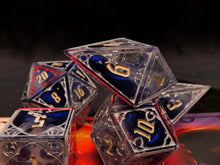 Load image into Gallery viewer, The Conqueror - Set of 7 Gothic Frame Dice