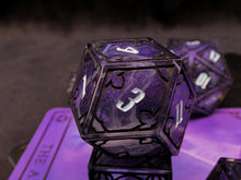 Load image into Gallery viewer, Midlight - Set of 7 Gothic Frame Dice