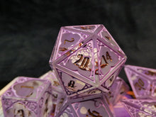 Load image into Gallery viewer, The Whisper Garden - Set of 7 Gothic Frame Dice