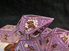 Load image into Gallery viewer, The Whisper Garden - Set of 7 Gothic Frame Dice