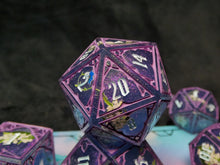 Load image into Gallery viewer, Fey Blooms - Set of 7 Gothic Frame Dice