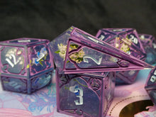 Load image into Gallery viewer, Fey Blooms - Set of 7 Gothic Frame Dice