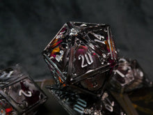 Load image into Gallery viewer, Cheszyne - Set of 7 Gothic Frame Dice
