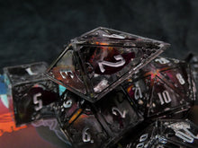 Load image into Gallery viewer, Cheszyne - Set of 7 Gothic Frame Dice