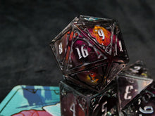 Load image into Gallery viewer, Cheszyne - Set of 7 Gothic Frame Dice